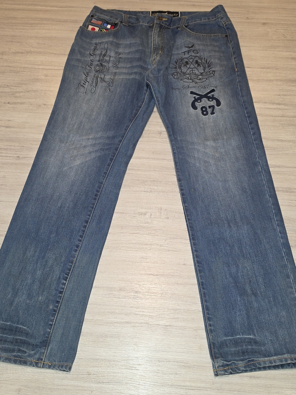 Triple Fat Goose T.F.G Jeans Men's Medium Wash Size 38x34 L5
